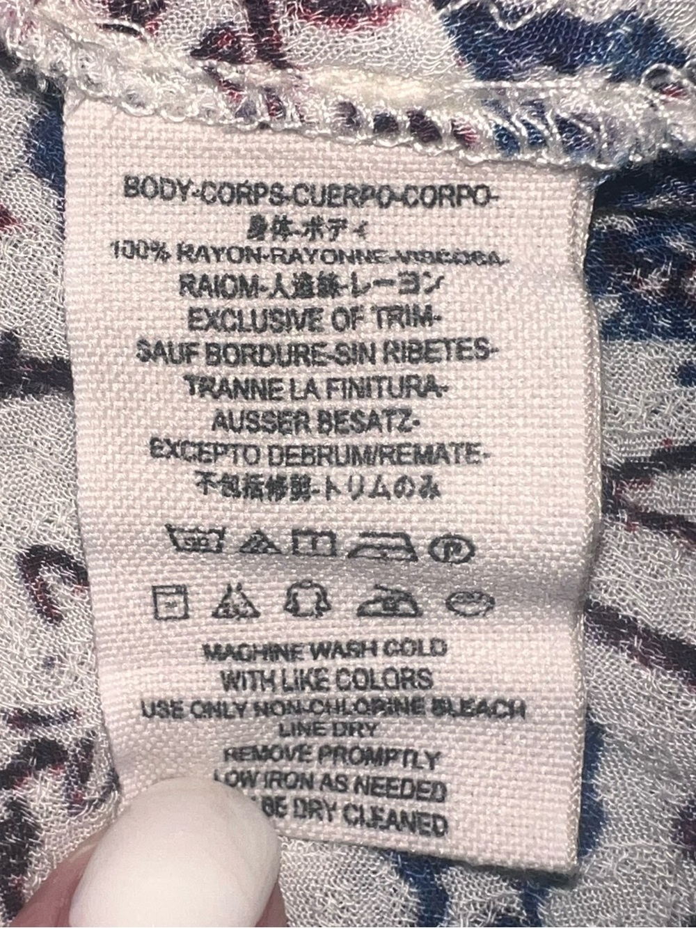 EUC Free People Flowy Short Sleeve Rayon Tunic Abstract V-Neck Crop Length Small - Picture 4 of 6